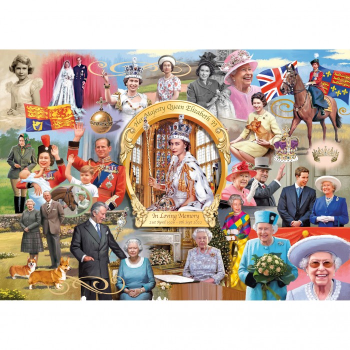 Puzzle  Gibsons-G7132 Reine Elizabeth II