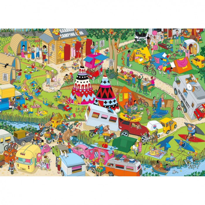 Puzzle  Gibsons-G7159 Jokesaws : Camping Capers