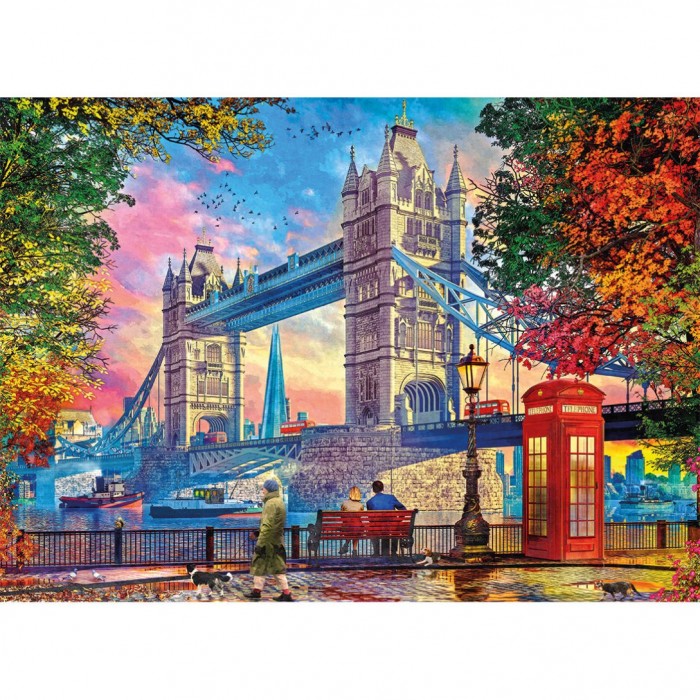 Puzzle  Gibsons-G7164 Dégagement Du Ciel Au-Dessus Du Tower Bridge