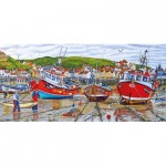 Puzzle   Roger Neil Turner - Seagulls at Staithes