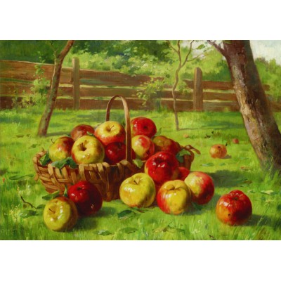 Puzzle Gold-Puzzle-60768 Karl Vikas : La Récolte de Pommes