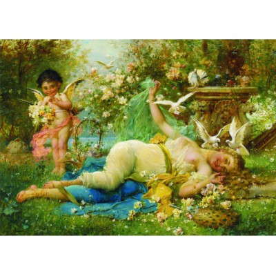 Puzzle Gold-Puzzle-60874 Joseph Bernard: Venus et Cupidon