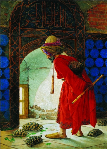 Puzzle Gold-Puzzle-60966 Osman Hamdi Bey : Le Dresseur de Tortues