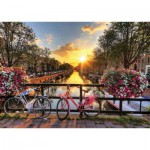 Puzzle   Lever de Soleil à Amsterdam