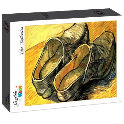 Puzzle Grafika-F-30833 Vincent Van Gogh : Une Paire de Sabots en Cuir, 1888