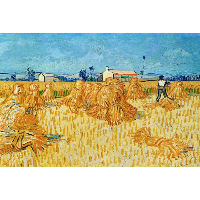 Vincent Van Gogh : Moissons en Provence, 1888