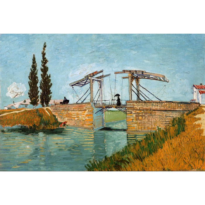 Puzzle  Grafika-F-30843 Van Gogh Vincent : Pont de Langlois en Arles, 1888