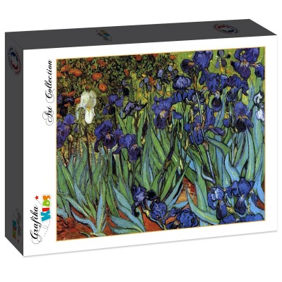 Puzzle Grafika-F-30848 Van Gogh Vincent : Les Iris, 1889