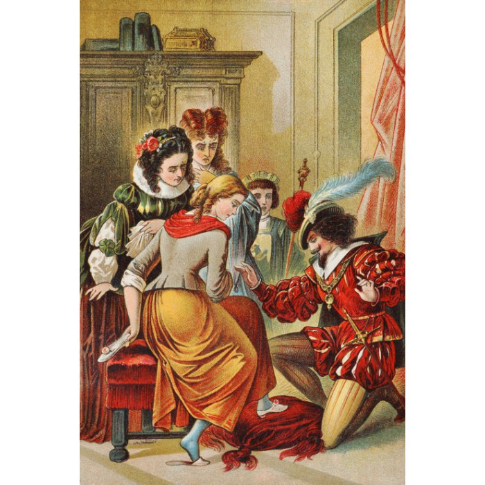 Puzzle  Grafika-F-30875 Cendrillon et le Soulier, illustration par Carl Offterdinger