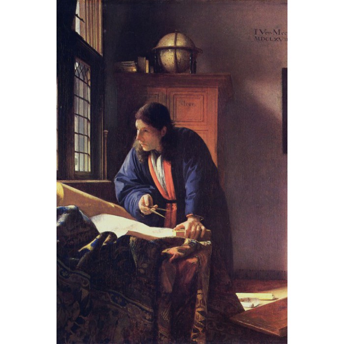 Vermeer Johannes: Le Géographe, 1668-1669