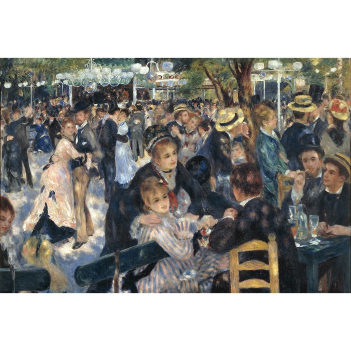 Puzzle  Grafika-F-30885 Auguste Renoir : Bal du Moulin de la Galette, 1876