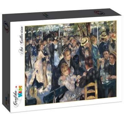 Puzzle Grafika-F-30885 Auguste Renoir : Bal du Moulin de la Galette, 1876