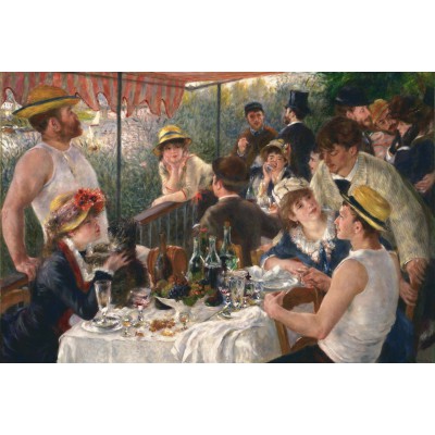 Puzzle Grafika-F-30886 Auguste Renoir : Le Déjeuner des Canotiers, 1881