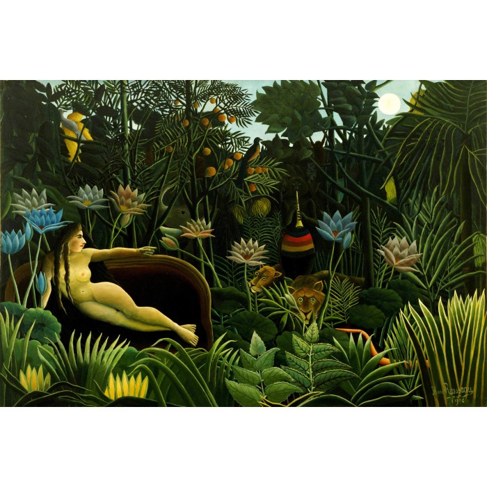 Puzzle Grafika-F-30900 Henri Rousseau : The Dream, 1910