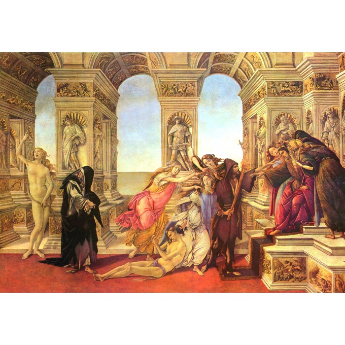 Sandro Botticelli: La Calomnie d'Apelle, 1495-1497