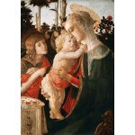 Puzzle  Grafika-F-30992 Sandro Botticelli: La Vierge à l'Enfant, le Jeune Saint Jean-Baptiste, 1470-1475