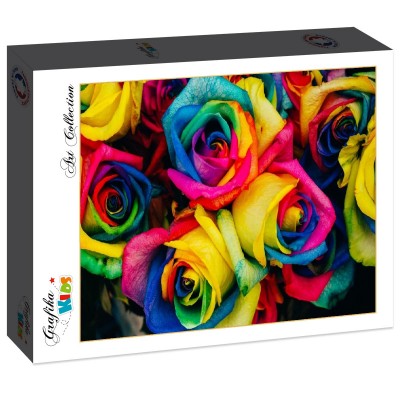 Puzzle Grafika-F-31044 Roses Multicolores