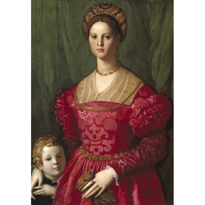 Puzzle  Grafika-F-31132 Agnolo Bronzino : Jeune Femme et Son Petit Garçon, 1540