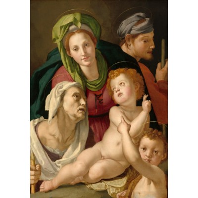 Puzzle Grafika-F-31133 Agnolo Bronzino : La Sainte Famille, 1527/1528
