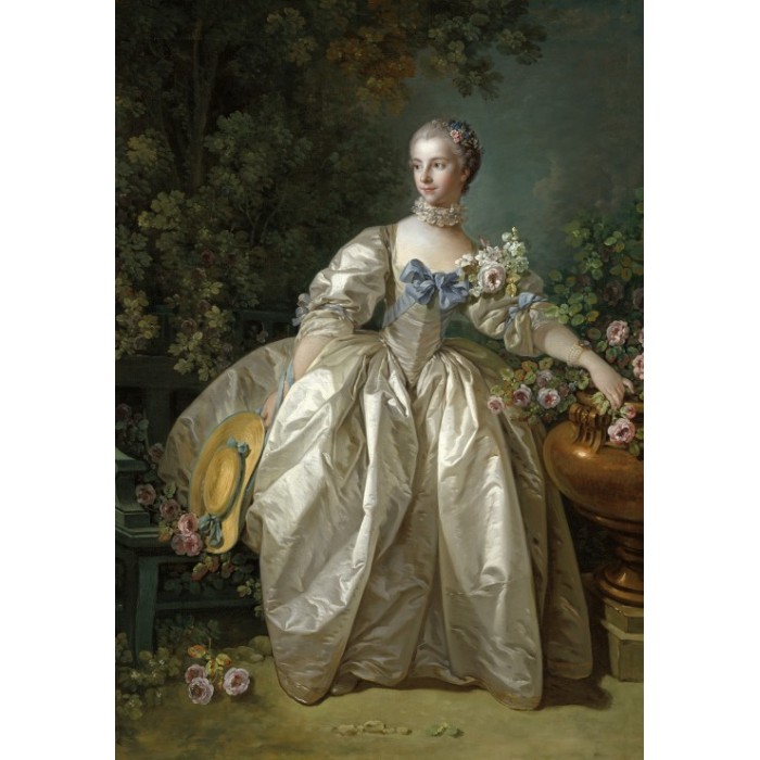 Puzzle  Grafika-F-31162 François Boucher : Madame Bergeret, 1766