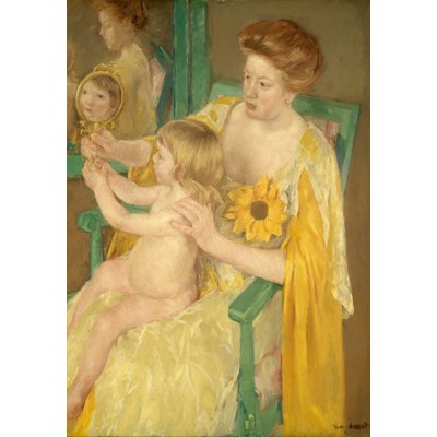Puzzle Grafika-F-31213 Mary Cassatt : Mère et Enfant, 1905