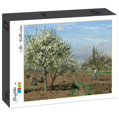 Puzzle Grafika-F-31245 Camille Pissarro : Verger en Fleurs, Louveciennes, 1872