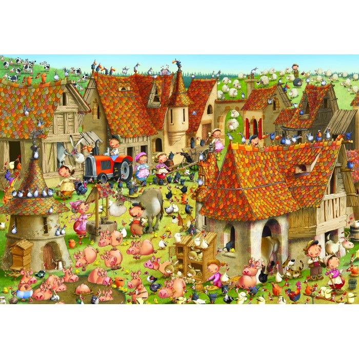 Puzzle  Grafika-F-31288 François Ruyer - Ferme 2