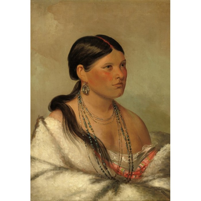 Puzzle  Grafika-F-31310 George Catlin : Femme Aigle - Shawano, 1830