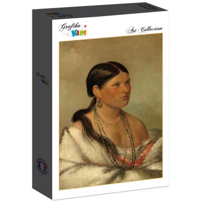 Puzzle Grafika-F-31310 George Catlin : Femme Aigle - Shawano, 1830