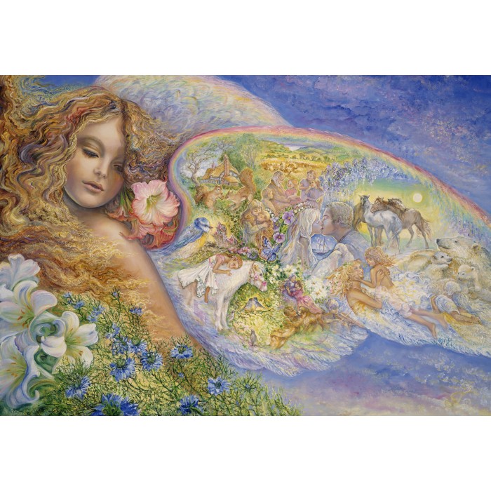 Puzzle  Grafika-F-31362 Josephine Wall - Wings of Love