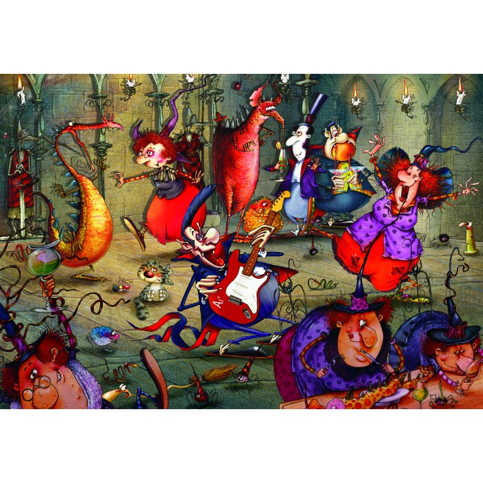 Puzzle  Grafika-F-31473 François Ruyer - La Fête des Sorcières