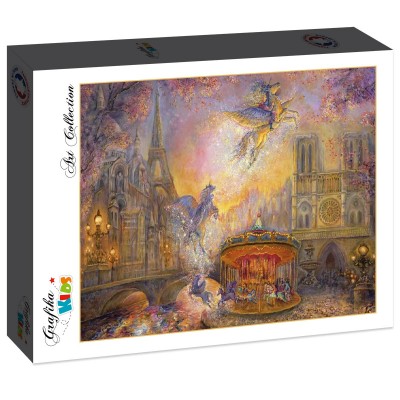 Puzzle Grafika-F-31609 Josephine Wall - Magical Merry Go Round