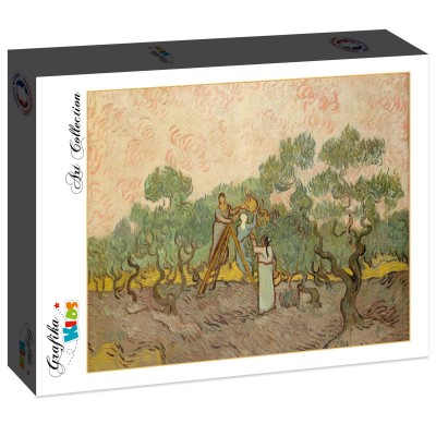 Puzzle Grafika-F-31637 Van Gogh Vincent : Femmes ramassant des Olives, 1889