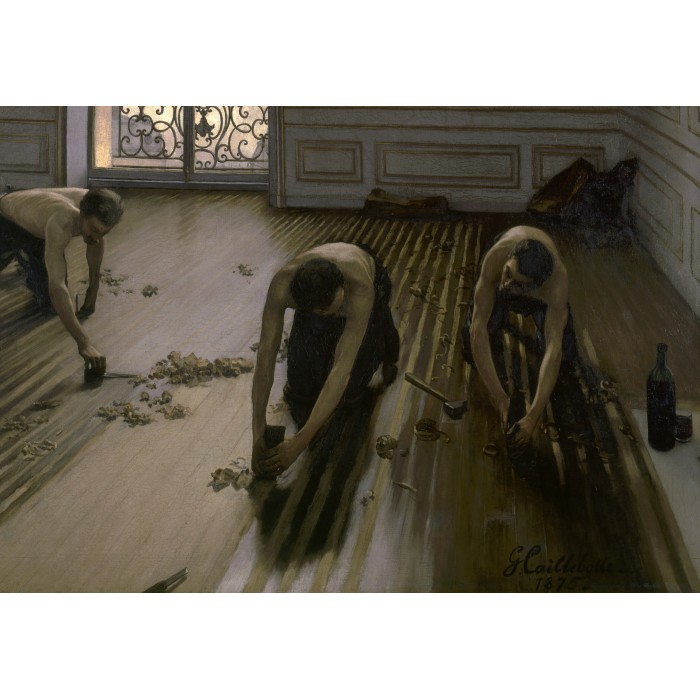 Puzzle  Grafika-F-31667 Gustave Caillebotte : Les Raboteurs de Parquet, 1875