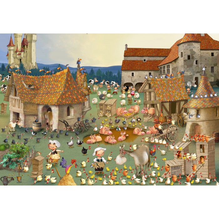 Puzzle  Grafika-F-31675 François Ruyer - Ferme 1