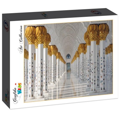 Puzzle Grafika-F-31776 Mosquée Cheikh Zayed, Abou Dabi, Emirats Arabes Unis