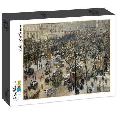 Puzzle Grafika-F-31789 Camille Pissarro : Boulevard des Italiens Soleil du Matin, 1897