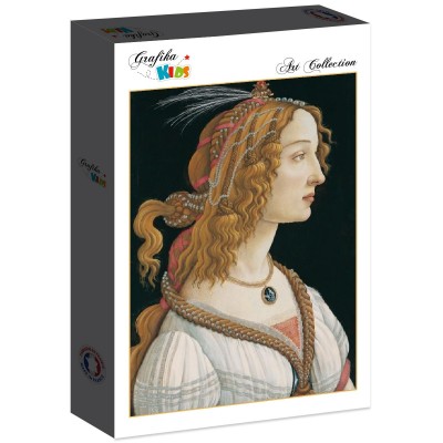 Puzzle Grafika-F-31945 Sandro Botticelli: Portrait de Jeune Femme, 1494