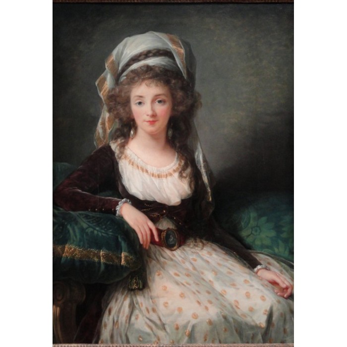 Puzzle  Grafika-F-32118 Louise-Élisabeth Vigee le Brun : Madame d'Aguesseau de Fresnes, 1789