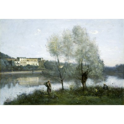 Puzzle Grafika-F-32140 Jean-Baptiste-Camille Corot : Ville-d'Avray, 1865