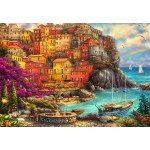 Puzzle  Grafika-F-32170 Chuck Pinson - A Beautiful Day at Cinque Terre