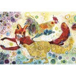 Puzzle  Grafika-F-32194 Sally Rich - Leaping Fox's