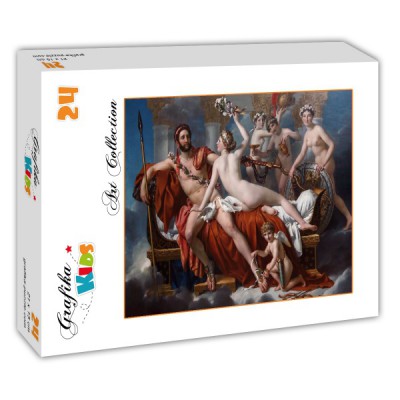 Puzzle Grafika-Kids-00371 Jacques-Louis David: Mars désarmé par Vénus, 1824