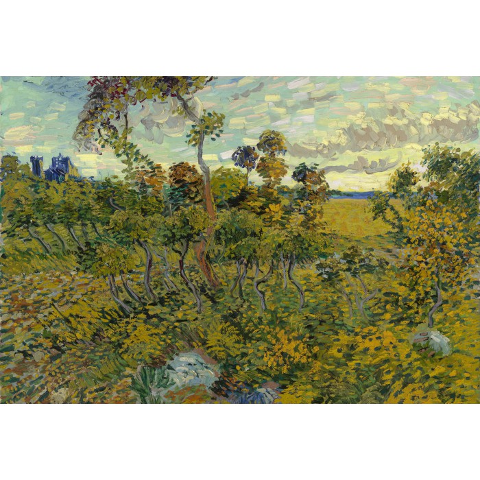 Pièces XXL - Van Gogh Vincent : Coucher de Soleil à Montmajour, 1888