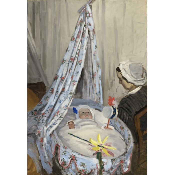 Puzzle  Grafika-Kids-01016 Pièces XXL - Claude Monet - The Cradle - Camille with the Artist's Son Jean, 1867