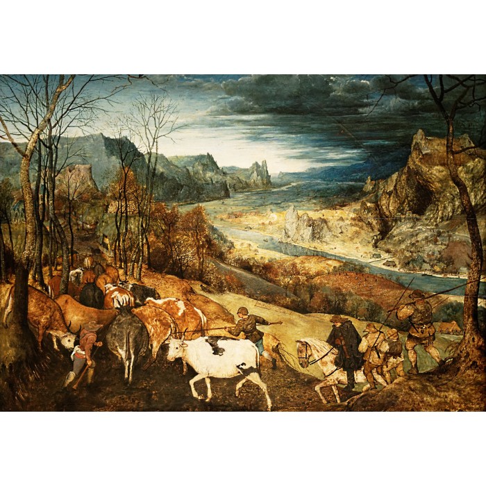 Puzzle   Brueghel Pieter - La Rentrée des Troupeaux, 1565