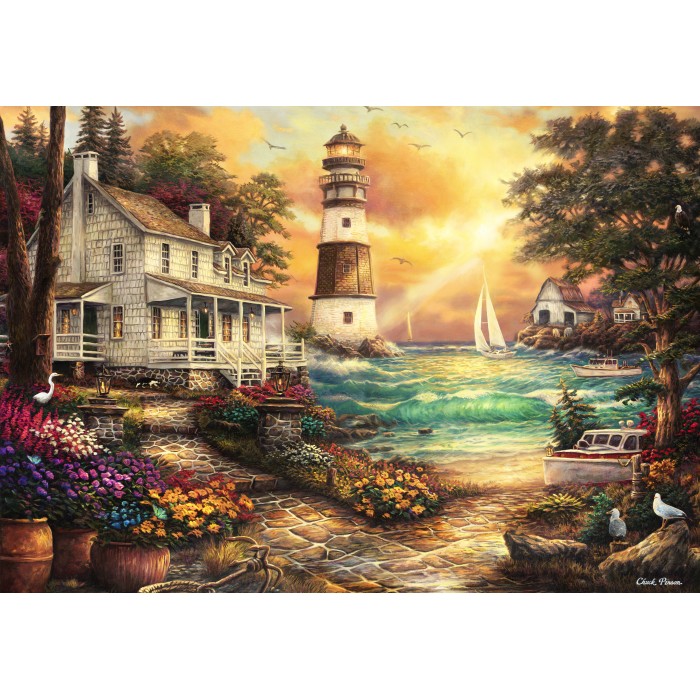 Puzzle   Chuck Pinson - Cottage by the Sea