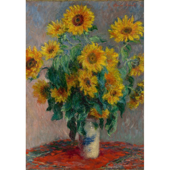 Puzzle   Claude Monet: Bouquet de Tournesols, 1881