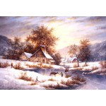 Puzzle   Dennis Lewan - Amber Sky Of Winter