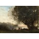Jean-Baptiste-Camille Corot : Danse sous les Arbres au Bord du Lac, 1865-1870